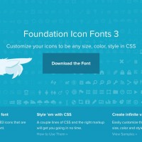 Use Foundation Icon Fonts in Reverie